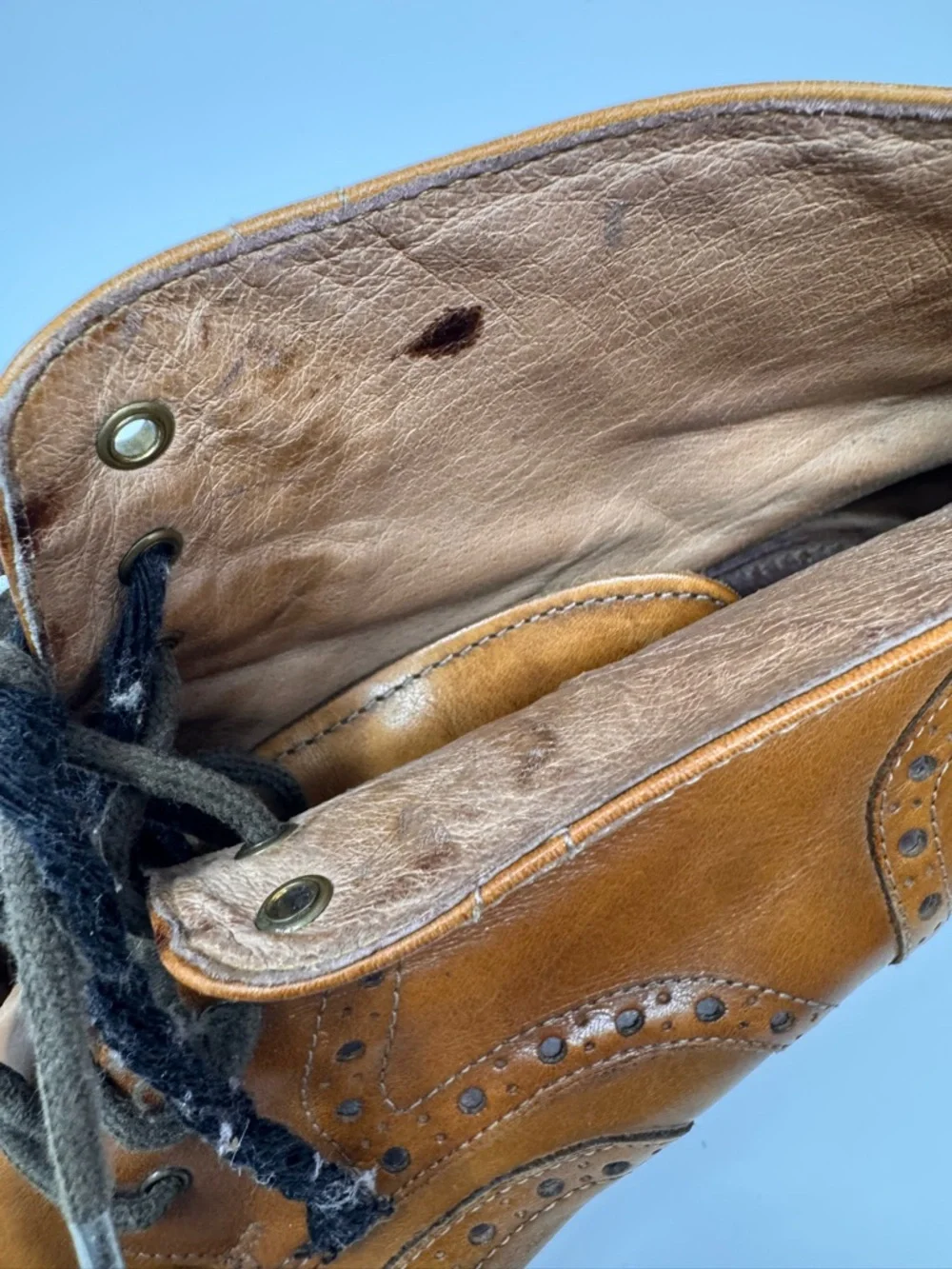 Gordon‎ Rush Wingtip Size 14 Laceup Boots, leather, stafford, preppy, boho, work